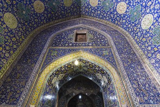 Inside Masjed-e Shah or Shah Mosque