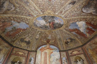 Ceiling Fresco in the Entrance Hall at Vrtba Garden