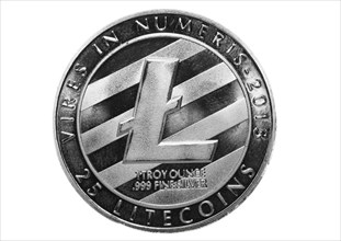 Silver coin Litecoin