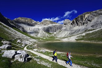 Hikers on trail 101