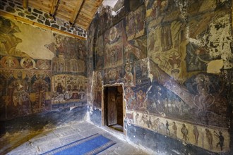 Frescoes in Byzantine Church of the Resurrection