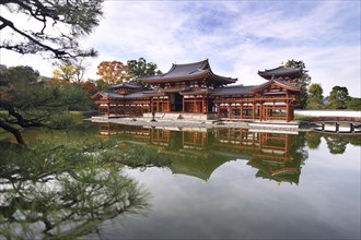 Phoenix Hall or Amida hall of Byodo-in temple