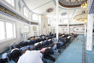 Friday prayer in the DITIB Mosque Ransbach-Baumbach