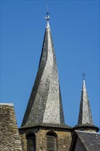 Church with it's wisted steeple