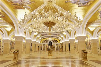 Crypt inside Saint Sava church