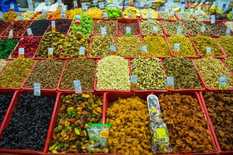 Nuts for sale in the market