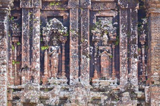 Fassade of temple ruins