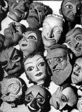 Heads of dolls