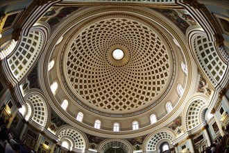 Interior with large dome