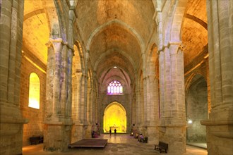 Abbey church of Abbaye Sainte-Marie de Fontfroide or Fontfroide Abbey near Narbonne