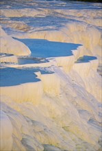 Terraced travertine thermal pools