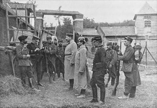 German prisoners questioned