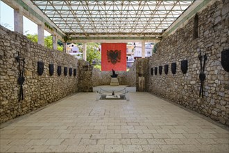 Skanderbeg memorial in St. Nicholas Church