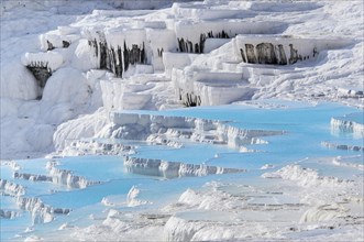 Terraced travertine thermal pools
