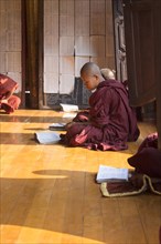 Young novice monks at Shwe Yaunghwe Kyaung monastery