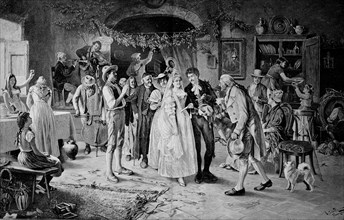 A wedding in the 18th century