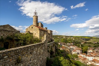 Castle of Marchidial above the village