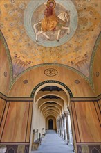 Frescoes in the arcades