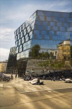 Modern glass facade