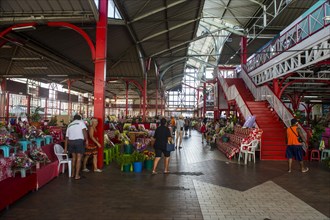 The central market of Papeete