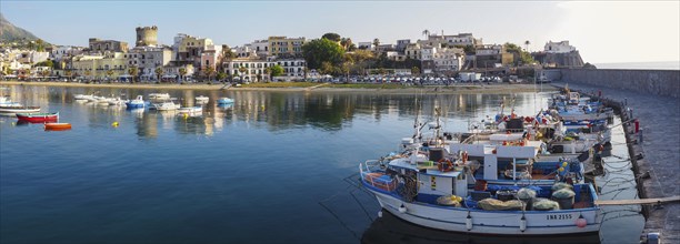 Harbor with fishing boats