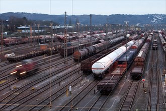 Train formation plant in the suburb of Vorhalle