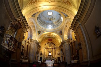 Interior of the Jesuit Mission Church