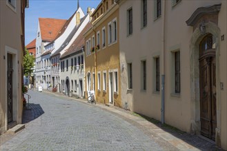Castle street in the old town of Torgau