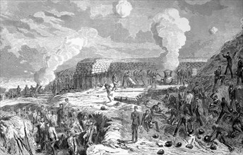 Bombardment of Sebastopol or Sevastopol in the Crimean War 1853-56