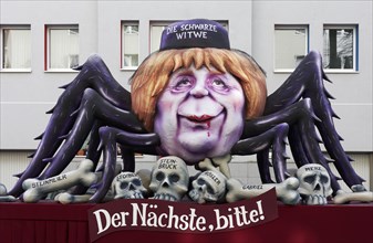 Chancellor Angela Merkel as Black Widow