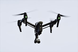 DJI Inspire 1 drone in flight