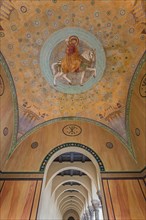 Frescoes in the arcades