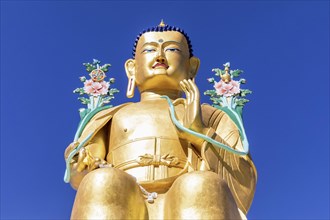 The large Maitreya or future Buddha at Likir Monastery or Likir Gompa