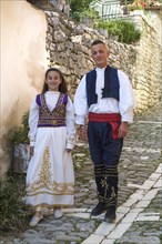 Local folkloric group in traditional costume