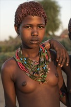 Young girl with necklace