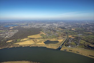 Estuary of the Emscher river into the Rhine
