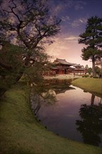 Jodo-shiki garden with Phoenix Hall