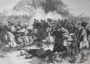 Withdrawal of the French cavalry after the Battle of Orleans