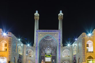 Masjed-e Shah or Shah Mosque at night