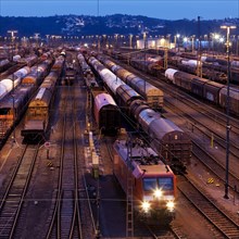 Train formation plant in the suburb of Vorhalle