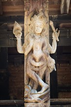 Wooden hinduism figure