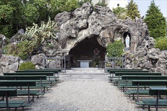 Reproduction of the Lourdes Grotto