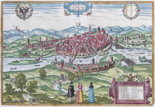 First printed view of the city of Schwabisch Hall