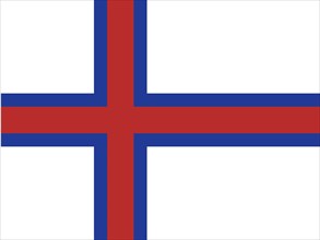 Official national flag of the Faroe Islands