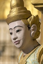 Nat spirit statue at Shwedagon Pagoda