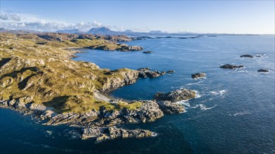 Rugged coastline along the North Coast 500