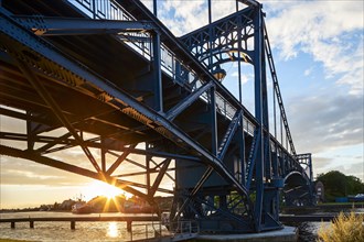 Kaiser-Wilhelm Bridge at sunset