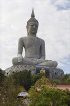 Big Buddha Statue at Wat Roi Phra Putthabat Phu Manorom