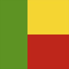 Official national flag of Benin