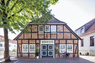 Half-timbered house in the historical town centre
